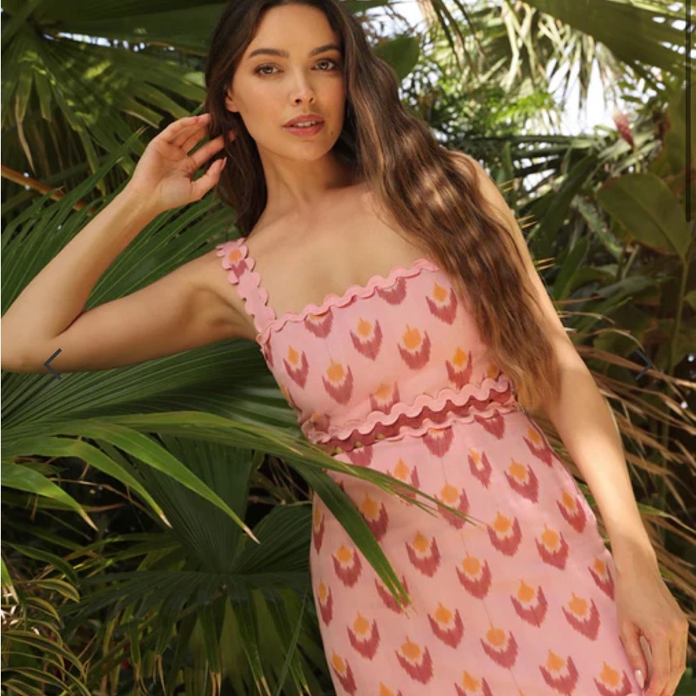 SAYLOR Pink and Orange Floral Skirt Set
